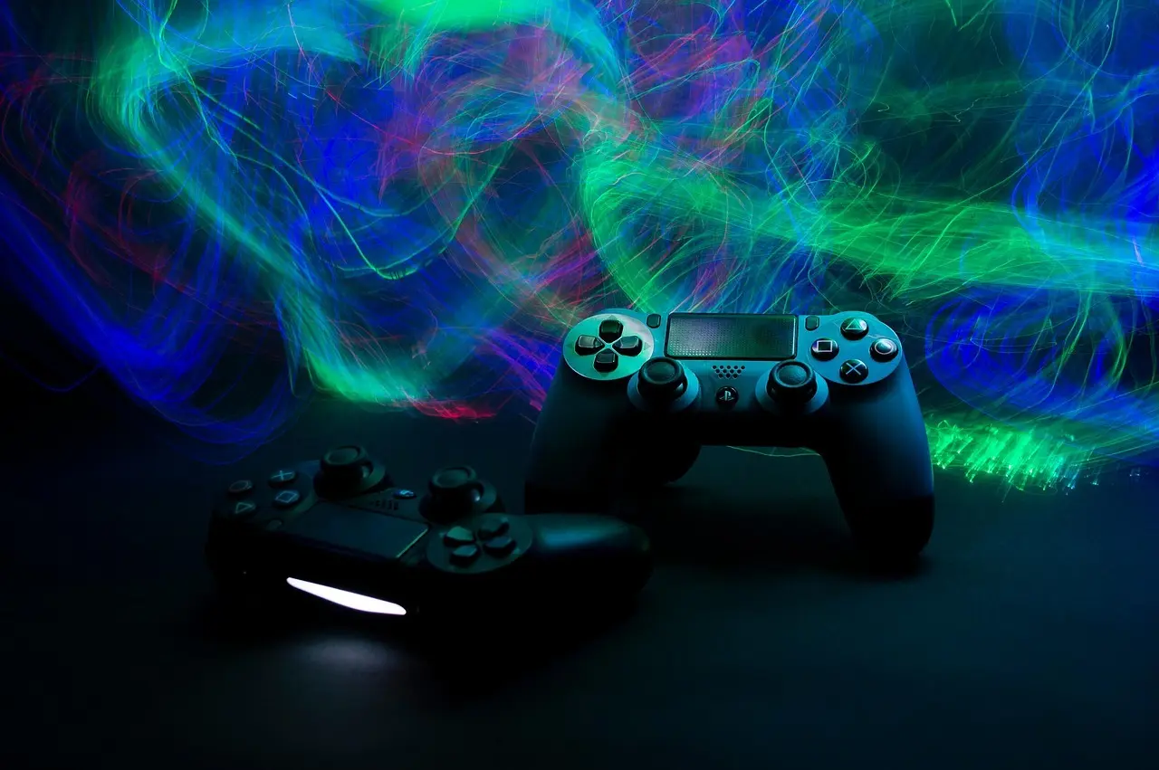 Neon gaming controllere